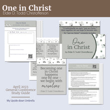 Load image into Gallery viewer, "One in Christ" by Elder D. Todd Christofferson RS Lesson plan, Relief Soceity Lesson Outline, handouts