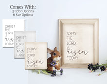 Load image into Gallery viewer, Christ the Lord is Risen Today Easter Printable