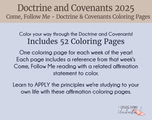 Load image into Gallery viewer, Doctrine and Covenants Coloring Pages