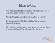 Load image into Gallery viewer, Doctrine and Covenants Coloring Pages