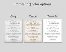 Load image into Gallery viewer, Follow the Prophet Printable Poster