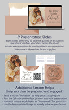 Load image into Gallery viewer, lesson slides and study guide - helps for Relief Society teachers - April 2024 General Conference Be One with Christ - Elder Quentin L. Cook - April 2024 General Conference