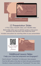 Load image into Gallery viewer, slides and lesson helps for general conference - Sir, We Would Like to See Jesus by Elder Robert M. Daine - October 2023 General Conference