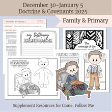 Load image into Gallery viewer, Transform your Come, Follow Me Primary (or at home) lesson with ready-to-use resources that engage and inspire!
Dec 30 - Jan 5
"The Restoration..."
The Restoration Proclamation
Come, Follow Me supplemental resources for HOME and PRIMARY