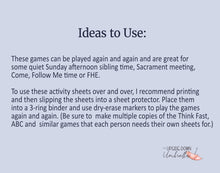 Load image into Gallery viewer, Doctrine and Covenants Games and Activities