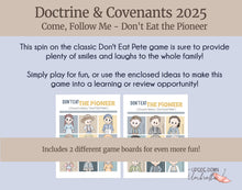 Load image into Gallery viewer, Don't Eat the Pioneer - Church History Game