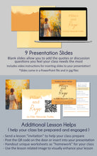 Load image into Gallery viewer, april 2024 General Conference lesson helps for relief society - elder alexander dushku - pillars and rays