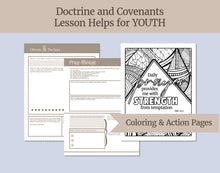 Load image into Gallery viewer, February 10-16 - D&C 10-11 YOUTH Lesson Helps for YW YM Sunday School, "That Ye May Come Off Conqueror"