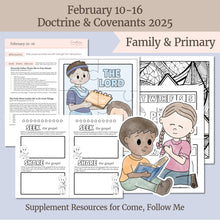 Load image into Gallery viewer, February 10-16 Lesson Helps for Primary and Family | D&C 10-11 "That Ye May Come Off Conqueror"