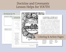 Load image into Gallery viewer, February 6-9, YOUTH Lesson Helps for YW YM Sunday School, "This Is the Spirit of Revelation"