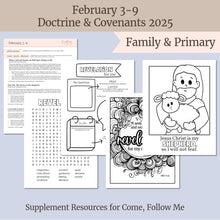 Load image into Gallery viewer, Lesson helps for D&C 6-9, "this is the spirit of revelation" LDS primary teacher helps, Come, Follow Me lesson ideas for home and primary, February 3-9, ask and ye shall receive, knock shall be opened to you, Jesus is my shepherd, personal revelation, the good shepherd