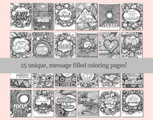 Load image into Gallery viewer, YW camp coloring pages for LDS youth and LDS adult coloring pages with counsel of President Nelson, LDS coloring fun, lord loves effort coloring page, think celestial coloring page, let god prevail coloring page