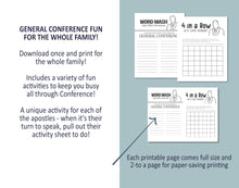 Load image into Gallery viewer, General Conference Fun Kit