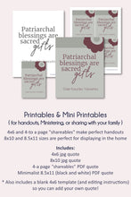 Load image into Gallery viewer, printable quotes from April 2023 General Conference "When to Receive Your Patriarchal Blessing" by Elder Kazuhiko Yamashita