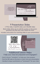 Load image into Gallery viewer, We Are His Children - Elder Christophe G. Giraud-Carrier - October 2023