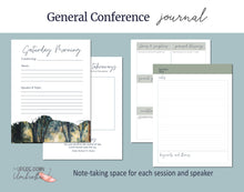 Load image into Gallery viewer, General Conference Notebook for Young Women - Undated - Use for Any Session!