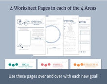 Load image into Gallery viewer, children and youth goal setting workbook for LDS youth ,  LDS goals tracker, goal setting ideas, goal setting helps