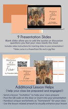 Load image into Gallery viewer, Relief Society lesson helps and lesson outline for jeffrey r holland s talk - motions of a hidden fire april 2024