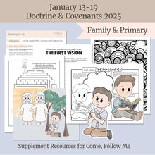 Load image into Gallery viewer, Short on prep time? This Come, Follow Me lesson kit has everything you need to teach Primary with confidence.
January 13-19
"I Saw a Pillar of Light"
JSH 1:1-26
Come, Follow Me supplemental resources for HOME and PRIMARY