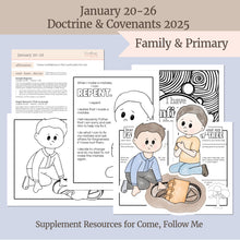Load image into Gallery viewer, Bring gospel principles to life with interactive activities designed for Primary kids!
January 20-26
"The Hearts of the Children Shall Turn to Their Fathers"
D&C 2, JSH 1:1-27-65
Come, Follow Me supplemental resources for HOME and PRIMARY