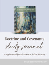 Load image into Gallery viewer, Doctrine and Covenants Scripture Journal for Come, Follow Me 2025 - Sacred Grove Girl Boy