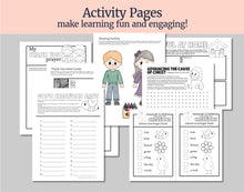 Load image into Gallery viewer, July 14-20, Lesson Helps for Home, Church | Primary Come, Follow Me 2025 | D&C 77-78 "I Will Lead You Along" | Coloring, Activities, Games