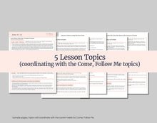 Load image into Gallery viewer, June 16-22, Lesson Helps for Home, Church | Primary Come, Follow Me 2025 | D&C 64-66 "the Heart and a Willing Mind" |