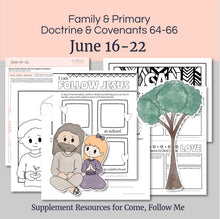 Load image into Gallery viewer,
Lesson helps for LDS primary teachers for Come Follow Me 2025 Family scripture study, come follow me for families, FHE lesson outline, primary lesson outline, primary coloring pages, nursery coloring pages, primary activities, activity pages, scripture games, lesson ideas for come follow me, primary children lesson plan, family home evening
June 16-22, Lesson Helps for Home, Church | Primary Come, Follow Me 2025 | D&C 64-66 "the Heart and a Willing Mind" |