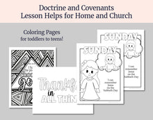 Load image into Gallery viewer, June 2-8, Lesson Helps for Home, Church | Primary Come, Follow Me 2025 | D&C 58-59 "Anxiously Engaged in a Good Cause"