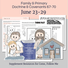 Load image into Gallery viewer, June BUNDLE Lesson Helps for Home and Church | Primary Come, Follow Me 2025 | Weeks of Lesson Helps | CFM for Families