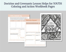 Load image into Gallery viewer, June 2-8 LDS Youth Lesson Outline | Young Women- YM | D&C 58-59, Doctrine Covenants Come Follow Me 2025, "Anxiously Engaged in a Good Cause"