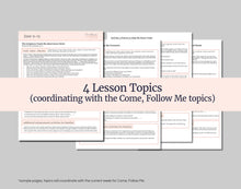 Load image into Gallery viewer, June 9-15, Lesson Helps for Home, Church | Primary Come, Follow Me 2025 | D&C 60-63 "I Am with the Faithful Always"