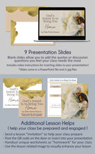 Load image into Gallery viewer, study guide and relief society lesson helps for april 2024 general conference talk by patrick kearon - gods intent is to bring you home