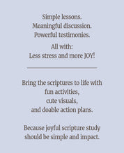 Load image into Gallery viewer, December 30-January 5, PRIMARY Lesson Helps for D&C "The Restoration of the Fulness of the Gospel"