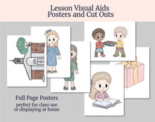 Load image into Gallery viewer, May 12-18 Lesson Outline Plan for Primary Come, Follow Me 2025 | D&C 46-48 "Seek Ye Earnestly the Best Gifts" | Coloring and Activity Pages
