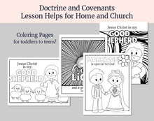 Load image into Gallery viewer, May 19- 25 Lesson Helps for Home, Church | Primary Come, Follow Me 2025 | D&C 49-50 "That Which Is of God Is Light" | Coloring Activities