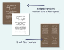 Load image into Gallery viewer, May 19-25 LDS Youth Lesson Outline | Young Women - YM | D&C 49-50, Doctrine & Covenants Come Follow Me 2025, "That Which Is of God is Light"