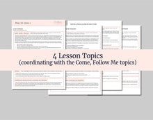 Load image into Gallery viewer, May 26- June 1, Lesson Helps for Home, Church | Primary Come, Follow Me 2025 | D&C 51-57 "A Faithful, Just Steward"