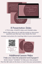 Load image into Gallery viewer, Relief Society Lesson Helps, RS lesson outine, handouts for RS, April 2023 General Conference -Have I Truly Been Forgiven? K. Brett Nattress