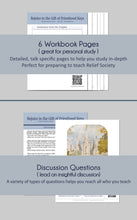 Load image into Gallery viewer, April 2024 General Conference Study Guide for the talk from President Nelson - Rejoice in the Gift of Priesthood Keys, RS lesson helps FHE study guide