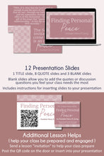 Load image into Gallery viewer, Finding Personal Peace by President Henry B. Eyring - April 2023 General Conference Study Kit