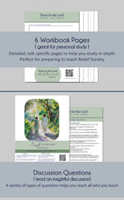 Load image into Gallery viewer, RS lesson helps, general conference study guide April 2024 Trust in the Lord - Elder Paul B. Pieper