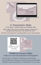 Load image into Gallery viewer, Eternal Truth - Elder John C. Pingree Jr - October 2023