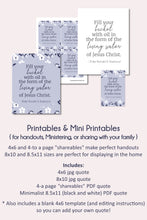 Load image into Gallery viewer, RS lesson printable handouts for April 2023 General Conference Hosanna to the Most High God - Ronald A Rasband