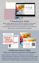 Load image into Gallery viewer, ronald a rasband april 2024 general conference lesson helps for words matter talk