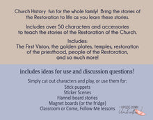 Load image into Gallery viewer, The Restoration Scripture Pals Cut Outs, Clip Art