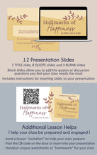 Load image into Gallery viewer, Hallmarks of Happiness - Gary B. Sabin - October 2023