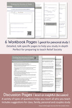Load image into Gallery viewer, Relief Society lesson helps, general conference study guide and workbook for APril 2023 General Conferende - Trusting the Doctrine of Christ by Elder Evan A. Schmutz