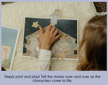 Load image into Gallery viewer, Come follow me 2024 Book of Mormon playset, printable story telling characters,