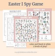 Load image into Gallery viewer, Easter I Spy Game for LDS families, LDS activity days game, Religious Easter activity, Easter Games for Christian Families, Christ-centered Easter activity,